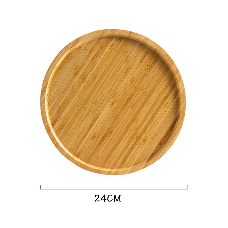 Bamboo Tray Wooden Tray Tea Cup Barbecue Tray - Image 8
