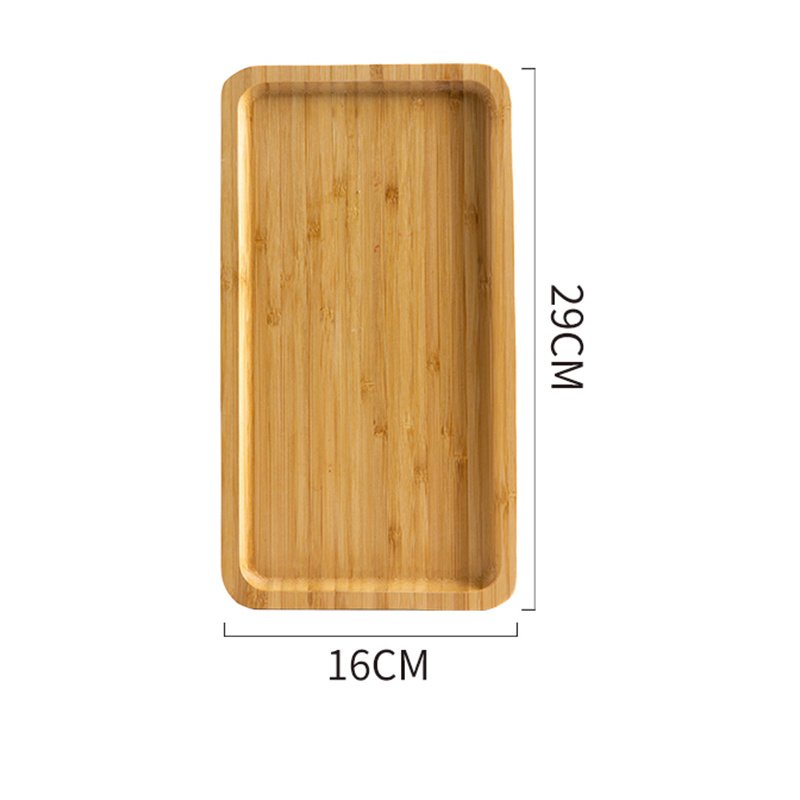 Bamboo Tray Wooden Tray Tea Cup Barbecue Tray - Image 3
