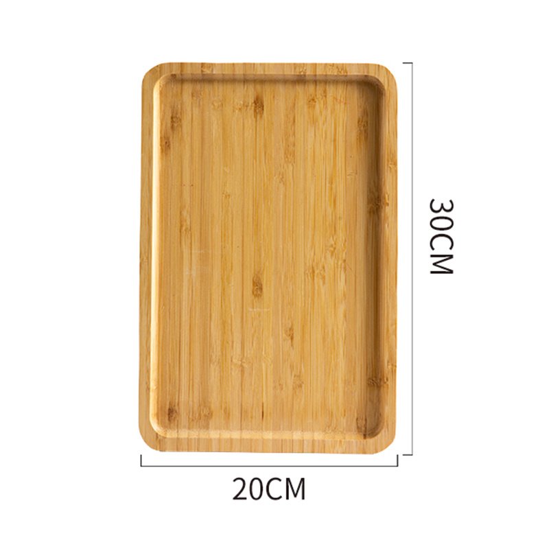 Bamboo Tray Wooden Tray Tea Cup Barbecue Tray - Image 6