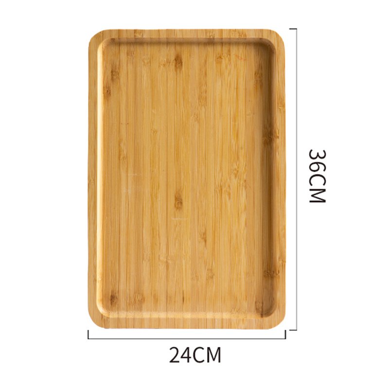 Bamboo Tray Wooden Tray Tea Cup Barbecue Tray - Image 5