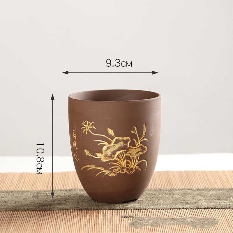 Purple Clay Succulent Flower Pot - Image 9