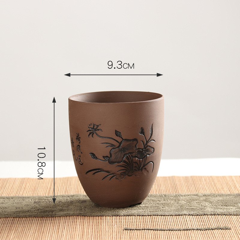 Purple Clay Succulent Flower Pot - Image 5