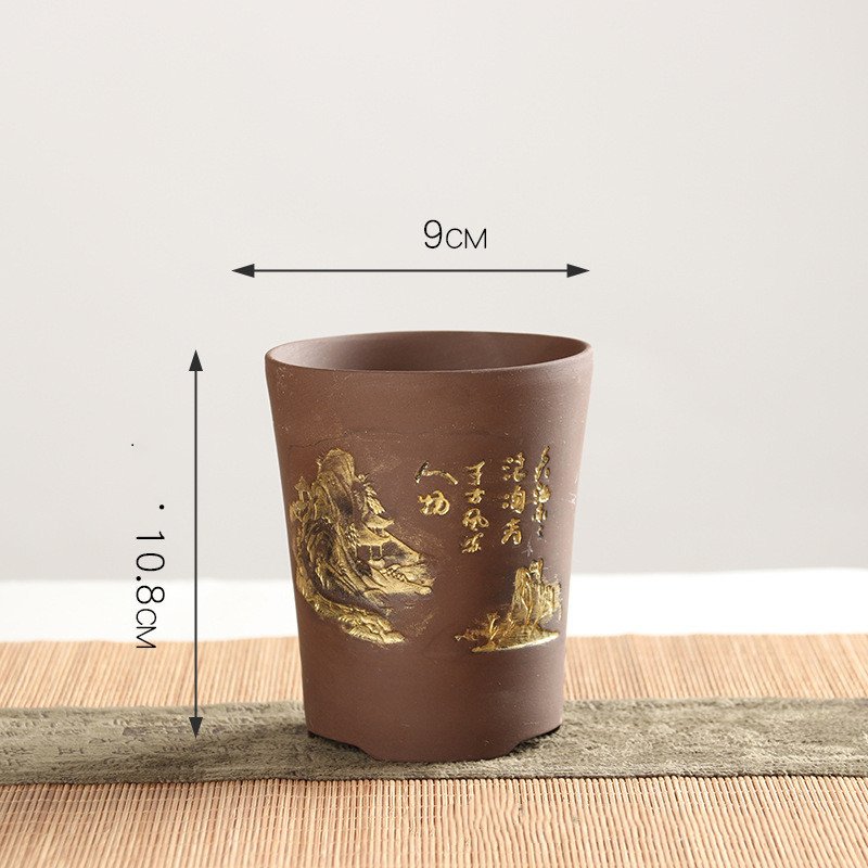 Purple Clay Succulent Flower Pot - Image 8