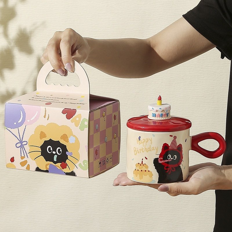 Gift Box With Hand Gift Birthday Gift Breakfast Cup - Image 8