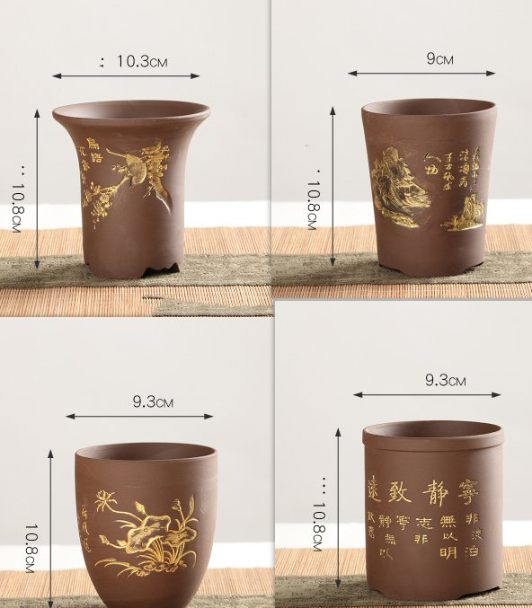 Purple Clay Succulent Flower Pot - Image 10